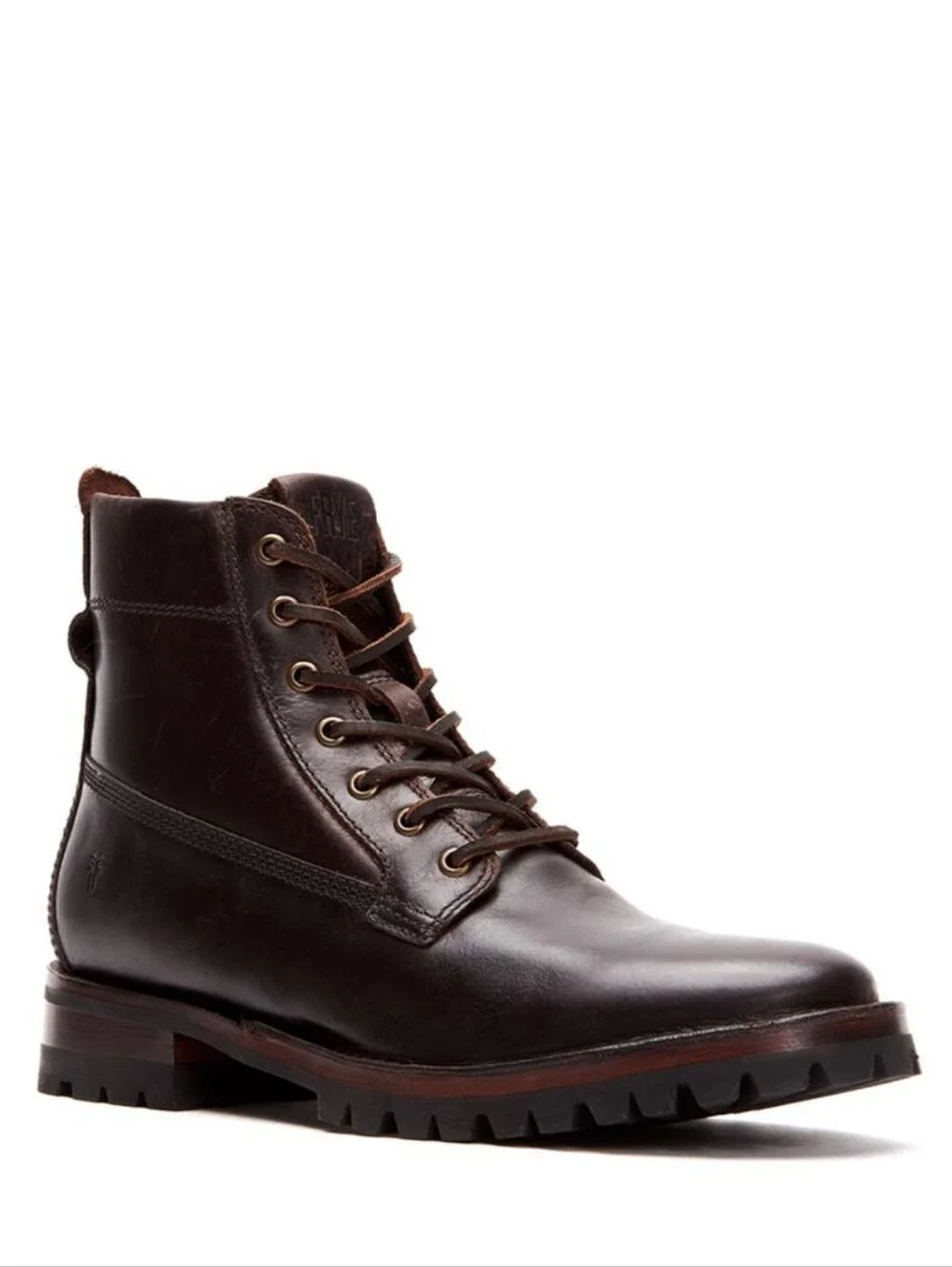 Frye Men's Union Leather Work Boots Brown Size 9.5